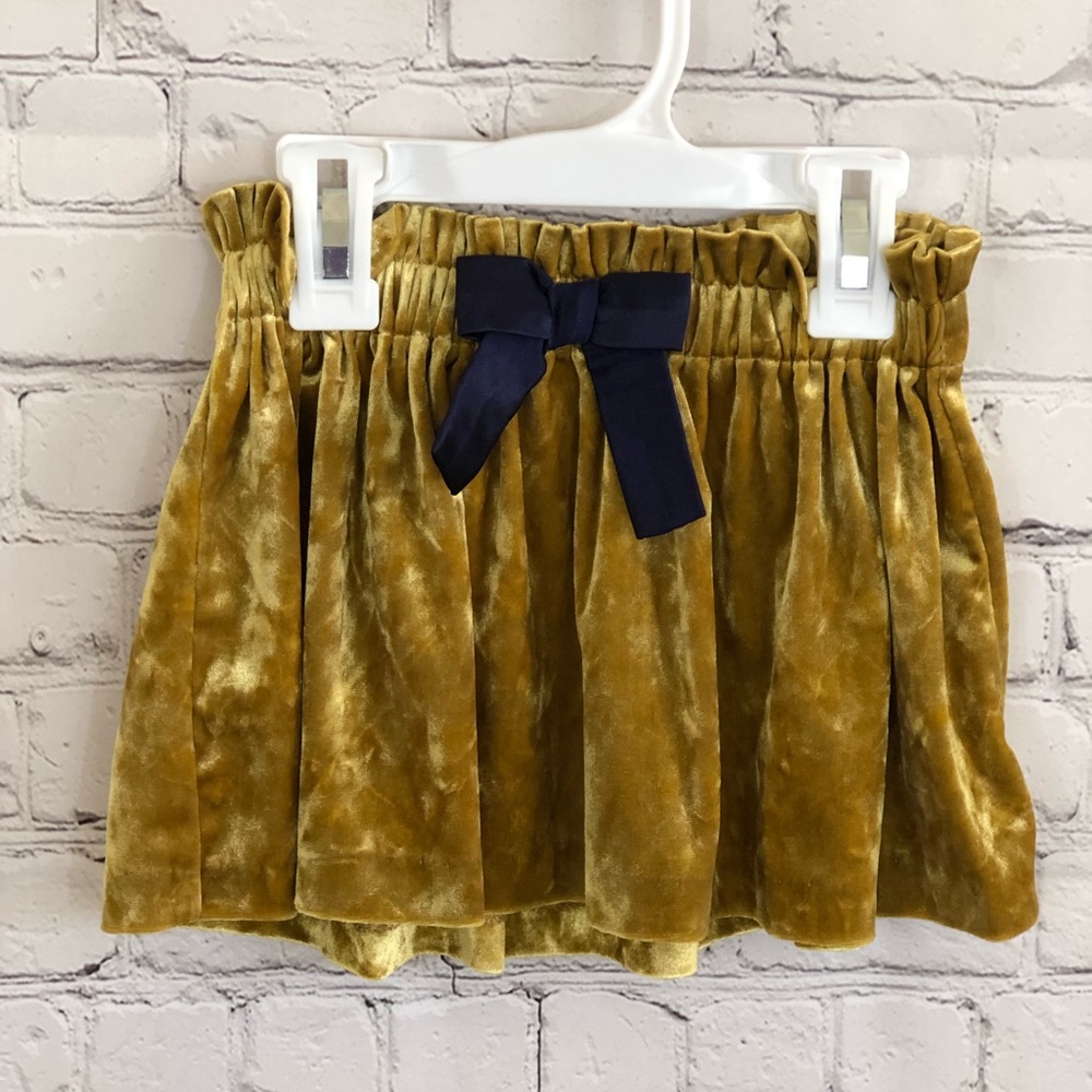 Genuine Kids Gold Velvet Skirt toddlers